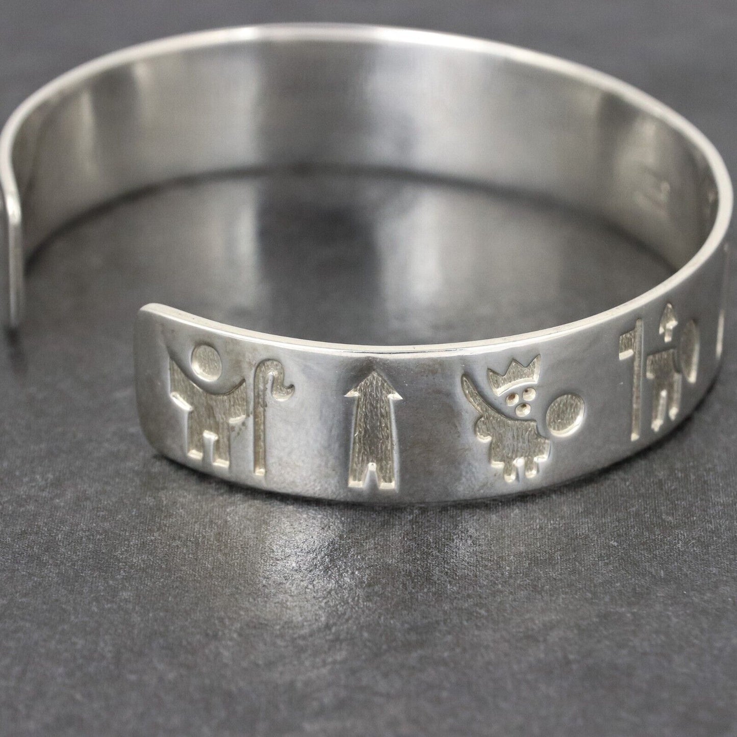 Michael Hilliar | History of Ireland Cuff | Sterling Silver 925 Bracelet | 7.5"