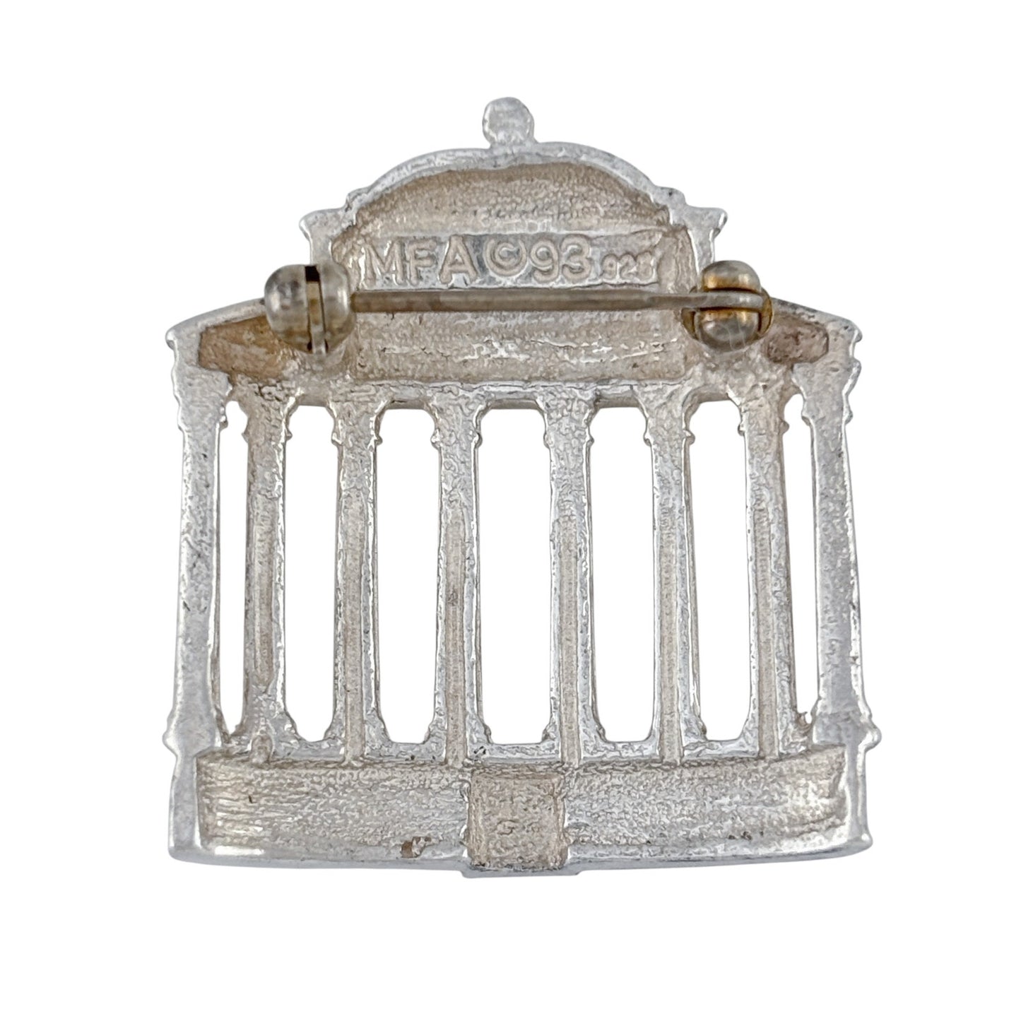 Vintage MFA Sterling Silver 925 Temple of Vesta Tivoli Brooch