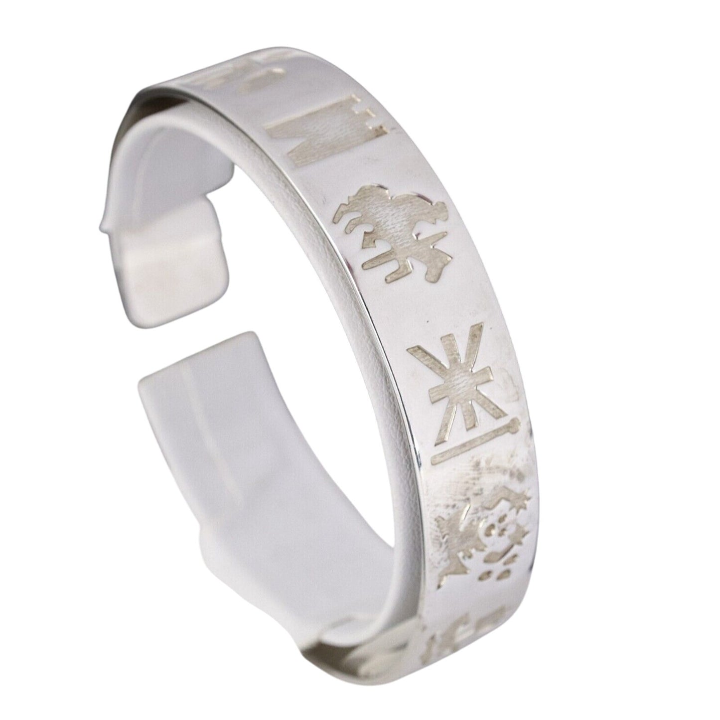 Michael Hilliar | History of Ireland Cuff | Sterling Silver 925 Bracelet | 7.5"