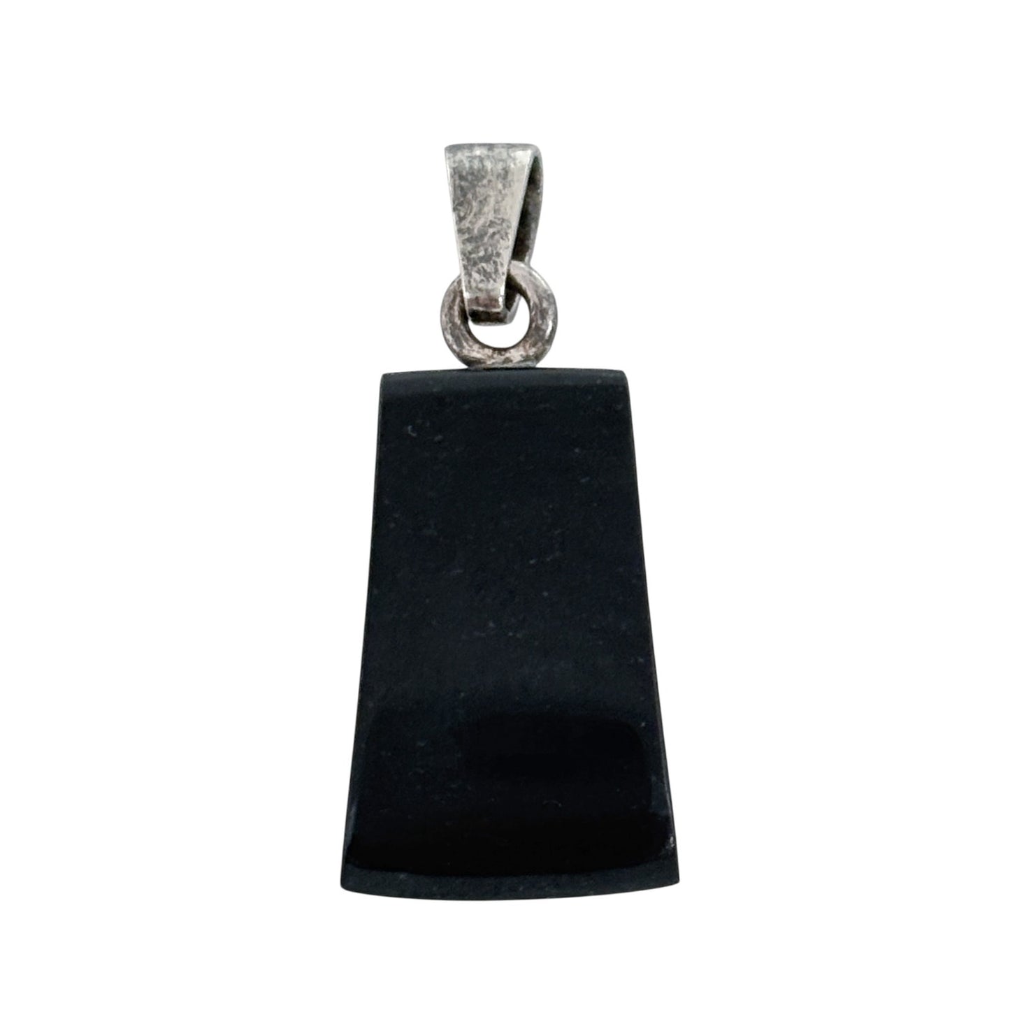Vintage Sterling Silver 925 Black Onyx Pendant