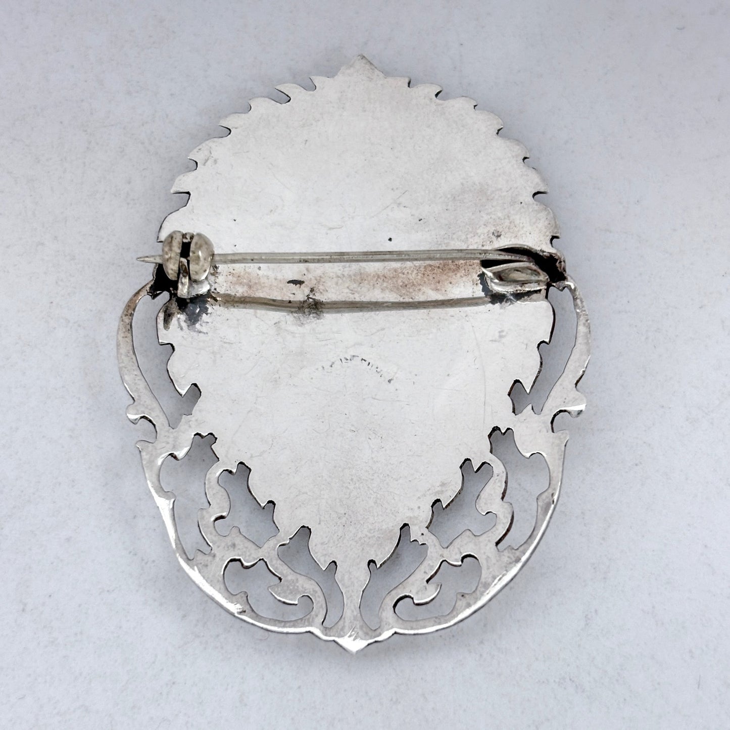 Vintage Sterling Silver 925 Thai Dancer Brooch