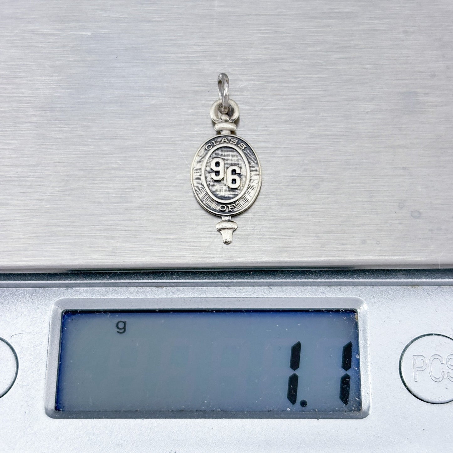 Vintage Sterling Silver 925 Class of 96 Pendant