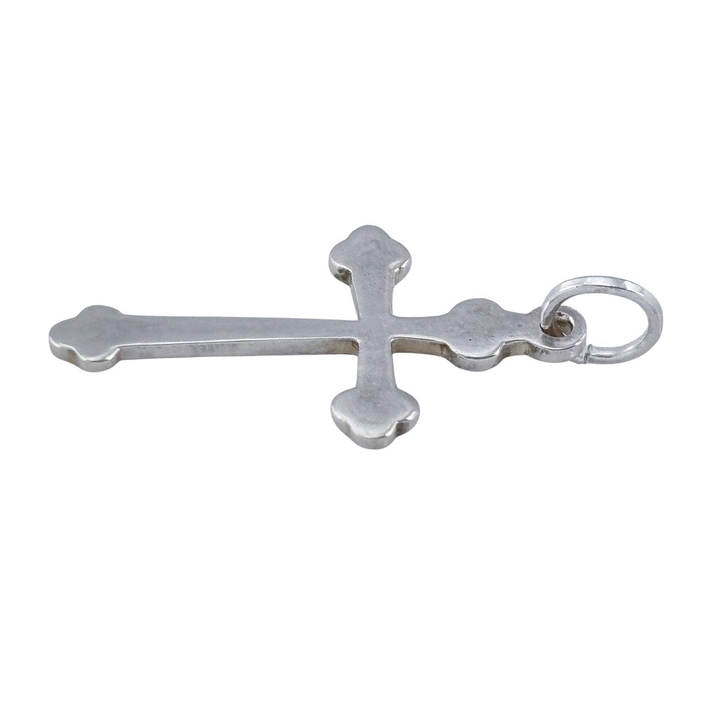 Vintage Sterling Silver 925 Dainty Cross Pendant