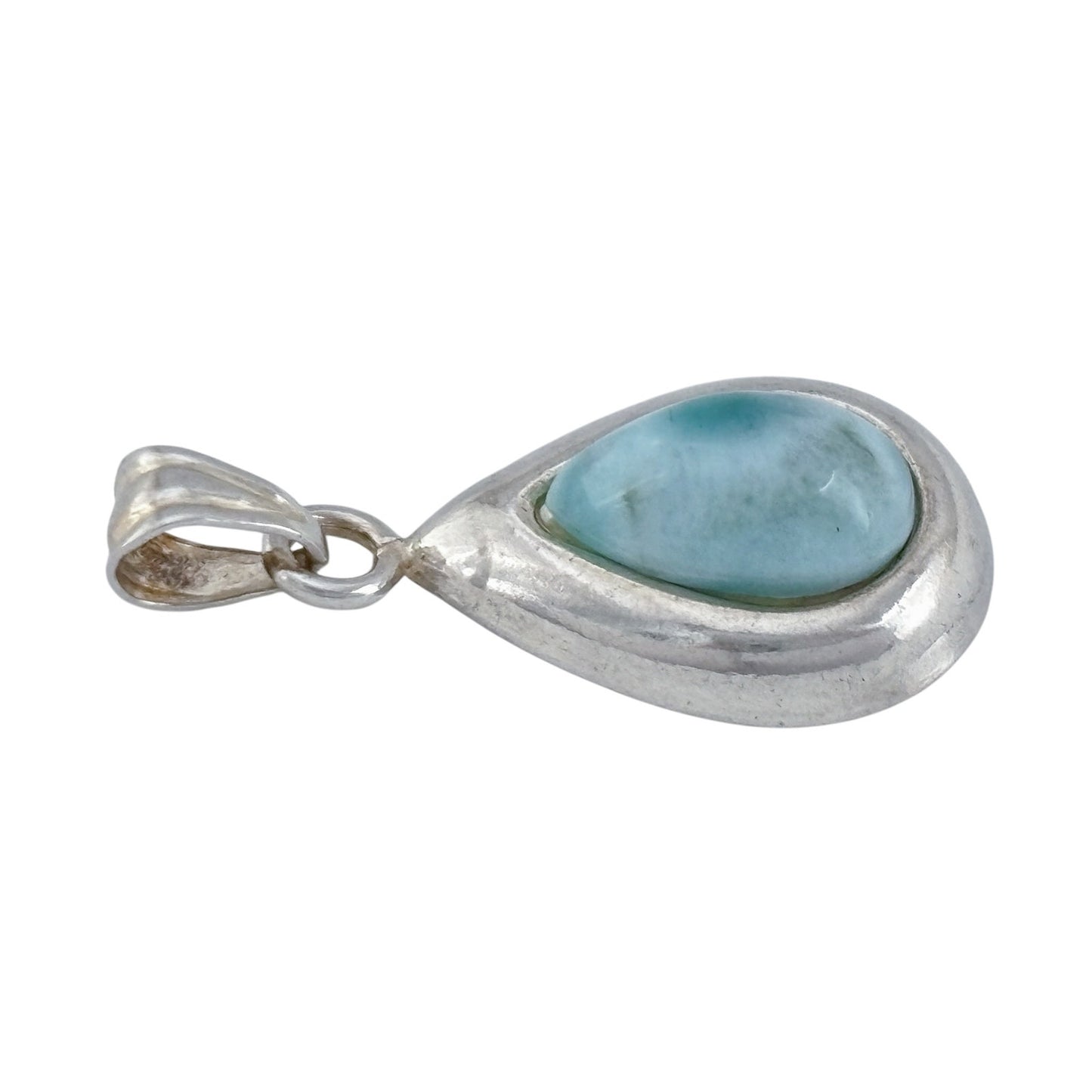 Vintage Sterling Silver 925 Larimar Pendant
