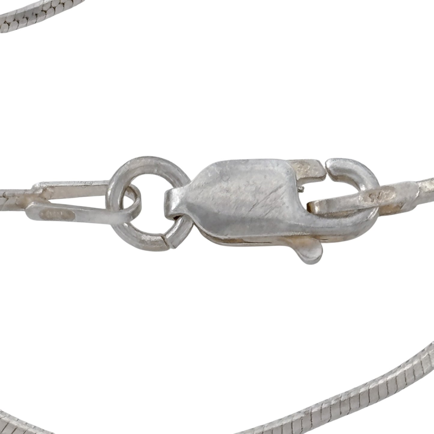 Vintage Italian Sterling Silver 925 Snake Chain Necklace 20"