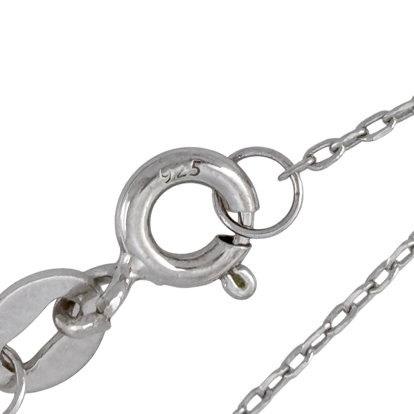 Vintage Italian Sterling Silver 925 Cable Chain Necklace 18"