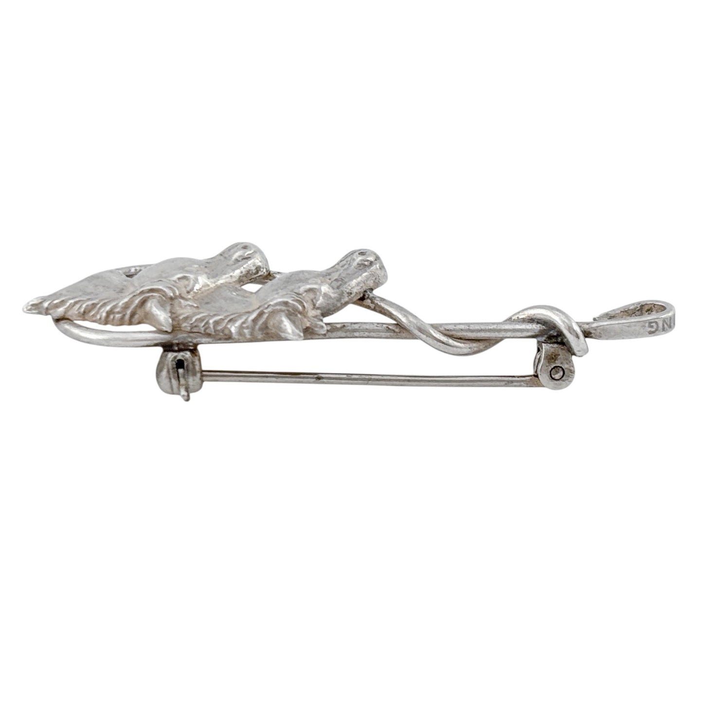 Vintage Sterling Silver 925 Horse Brooch Pin