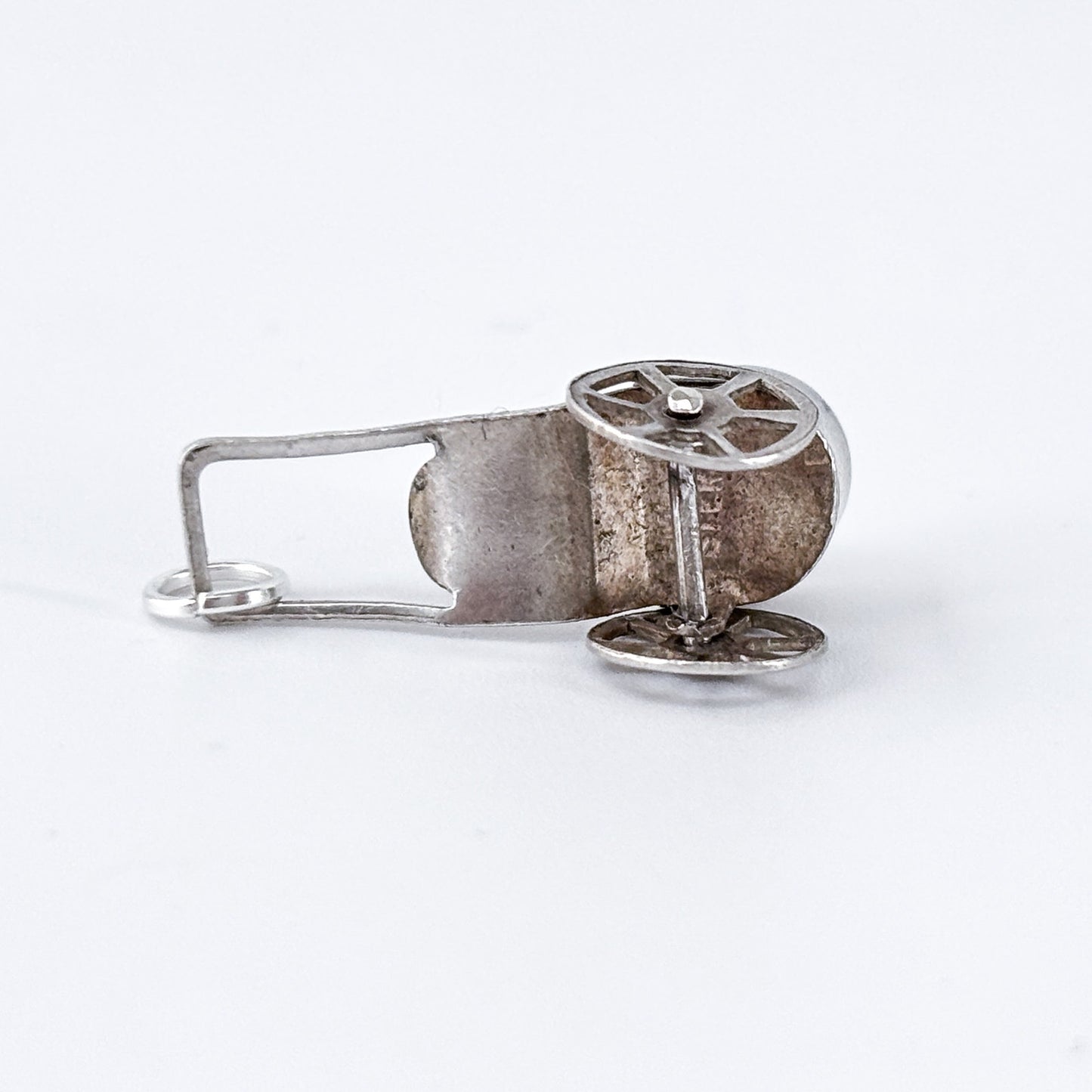Vintage Mexico Sterling Silver 925 Rickshaw Charm Pendant