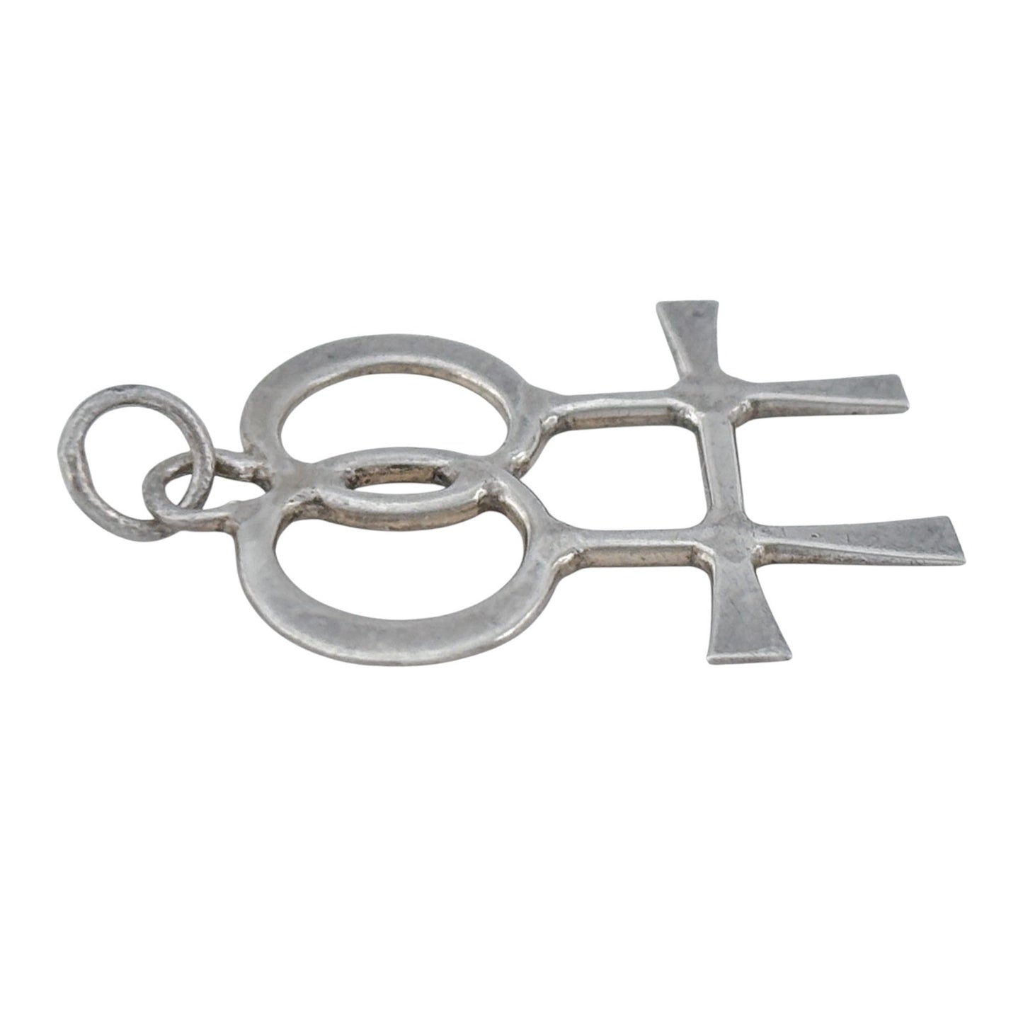 Vintage Sterling Silver 925 Double Venus Lesbian Pride Pendant