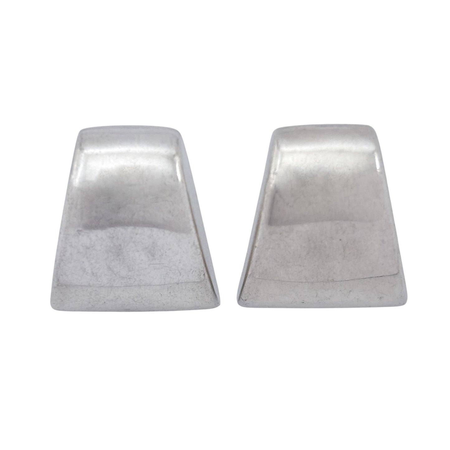 Vintage Sterling Silver 925 Trapezoid Earrings