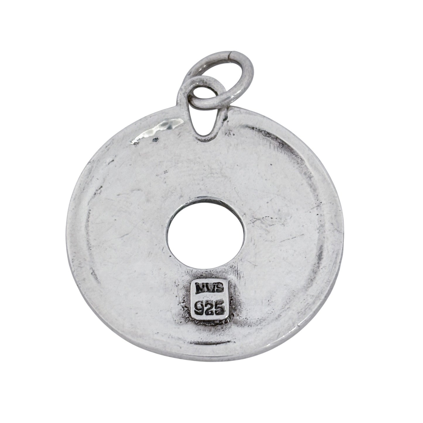 Vintage Sterling Silver 925 New Millennium Date Disk Pendant