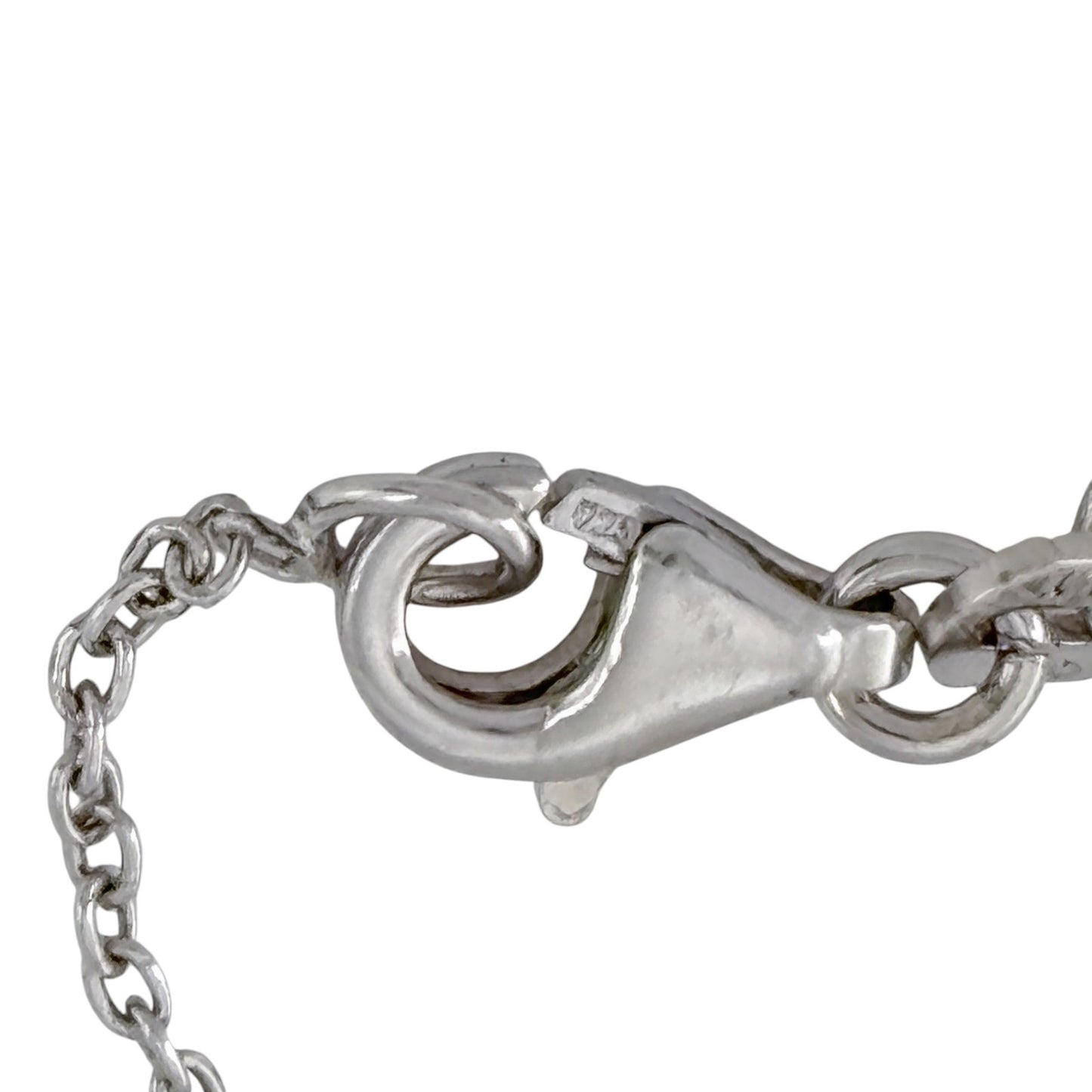 Vintage Italian Sterling Silver 925 Cable Link Chain Necklace 18"