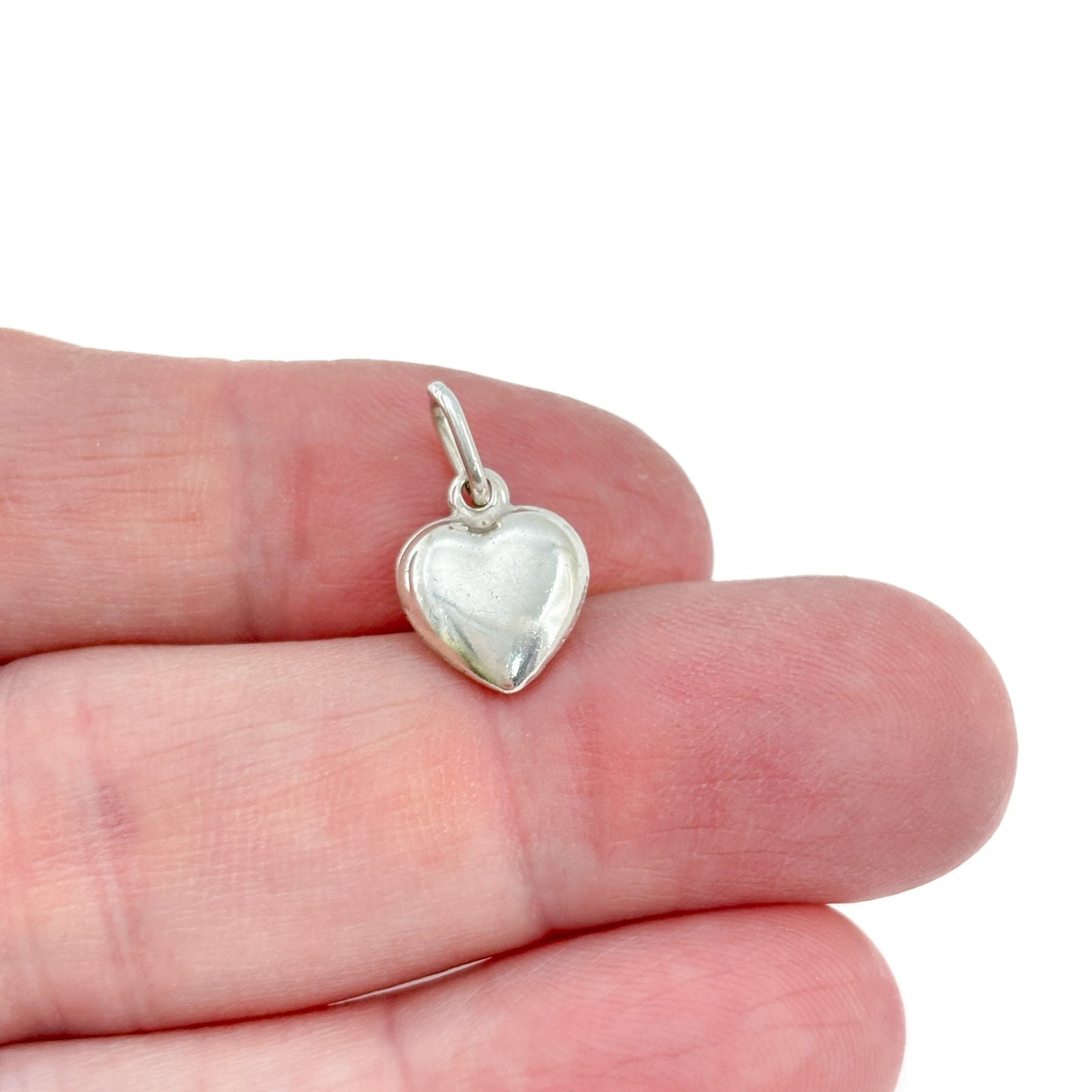 Vintage Sterling Silver 925 Heart Charm