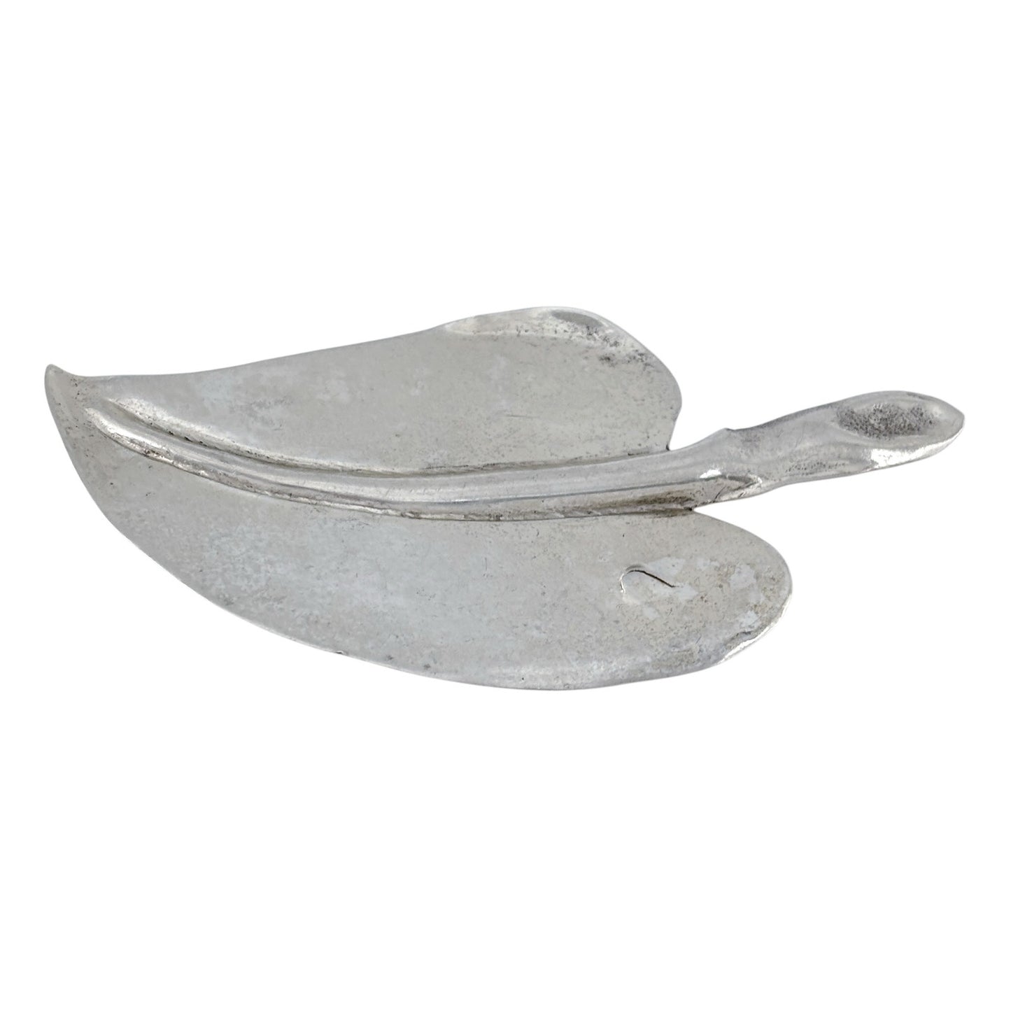 Vintage Sterling Silver 925 Leaf Brooch
