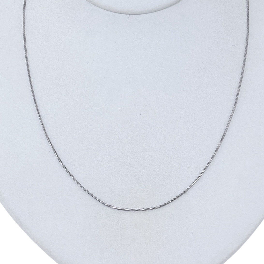 Vintage Italian Sterling Silver 925 Snake Chain Necklace 18"