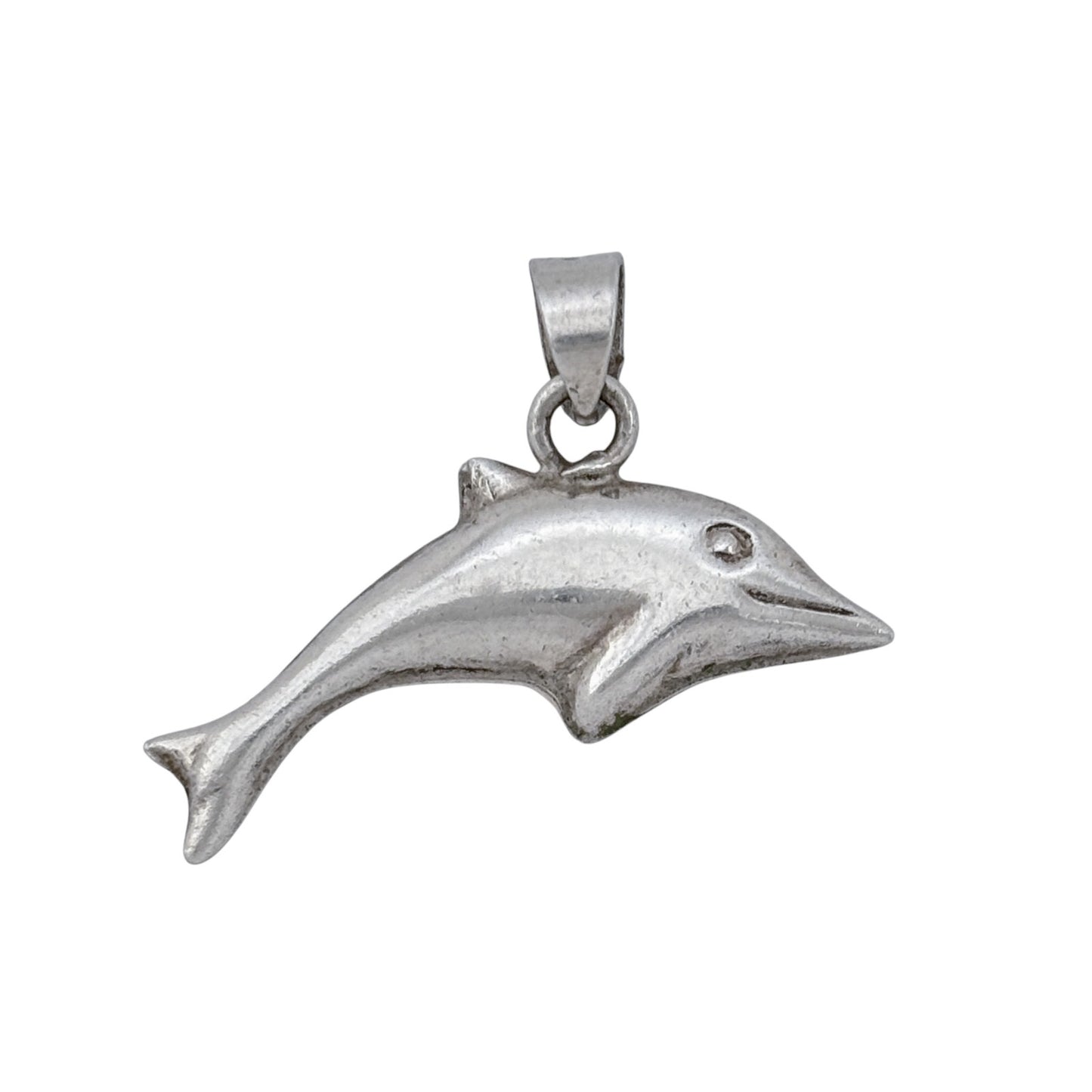 Vintage Sterling Silver 925 Dolphin Pendant