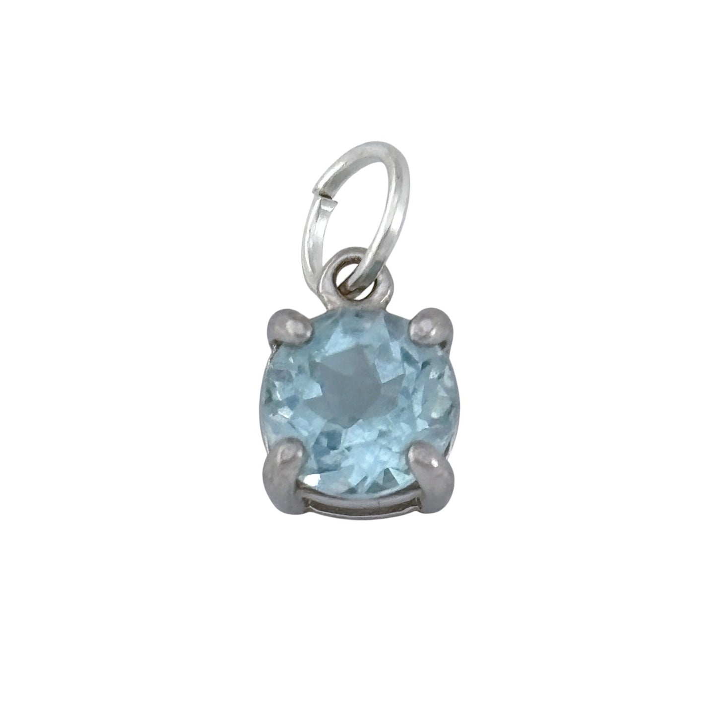 Vintage Sterling Silver 925 Topaz Pendant