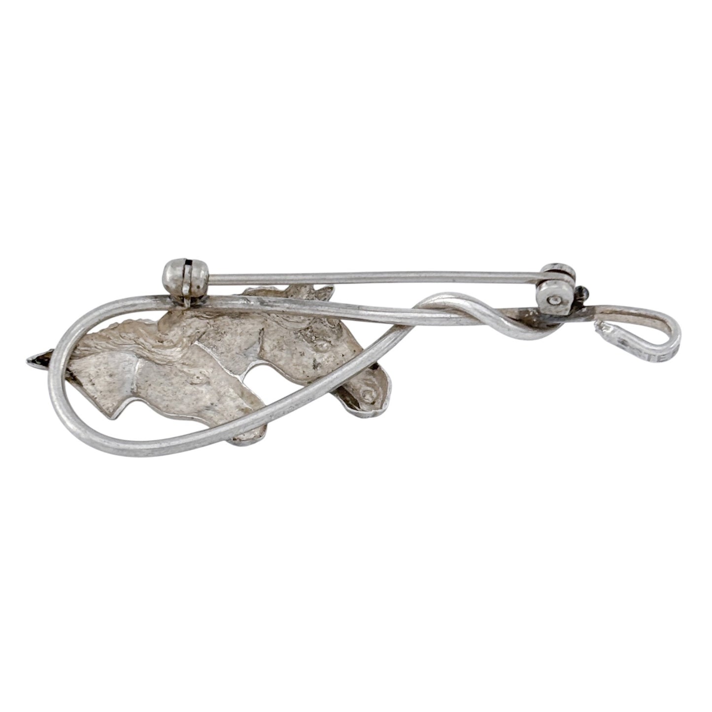 Vintage Sterling Silver 925 Horse Brooch Pin