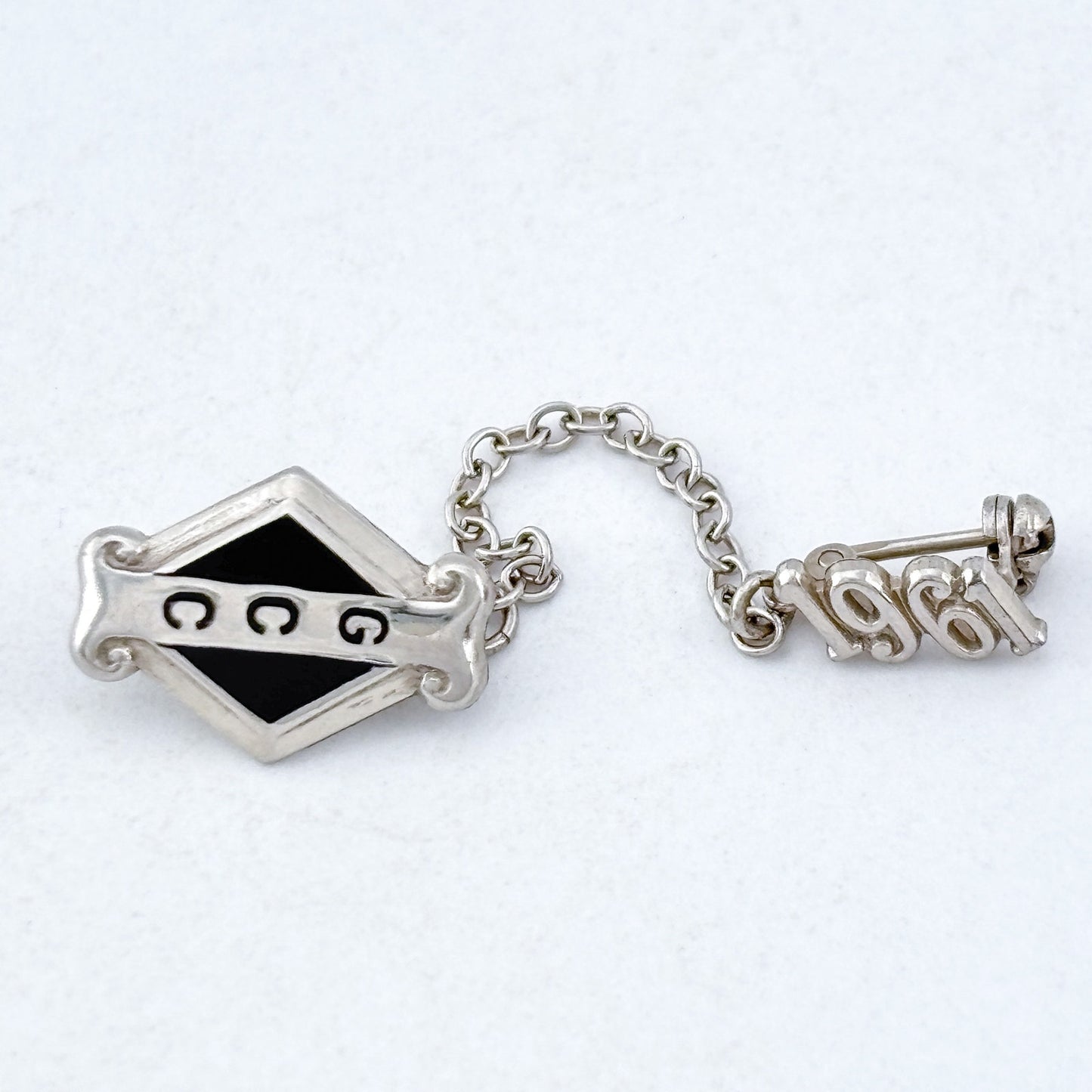 Vintage Sterling Silver 925 GCC 1961 Brooch