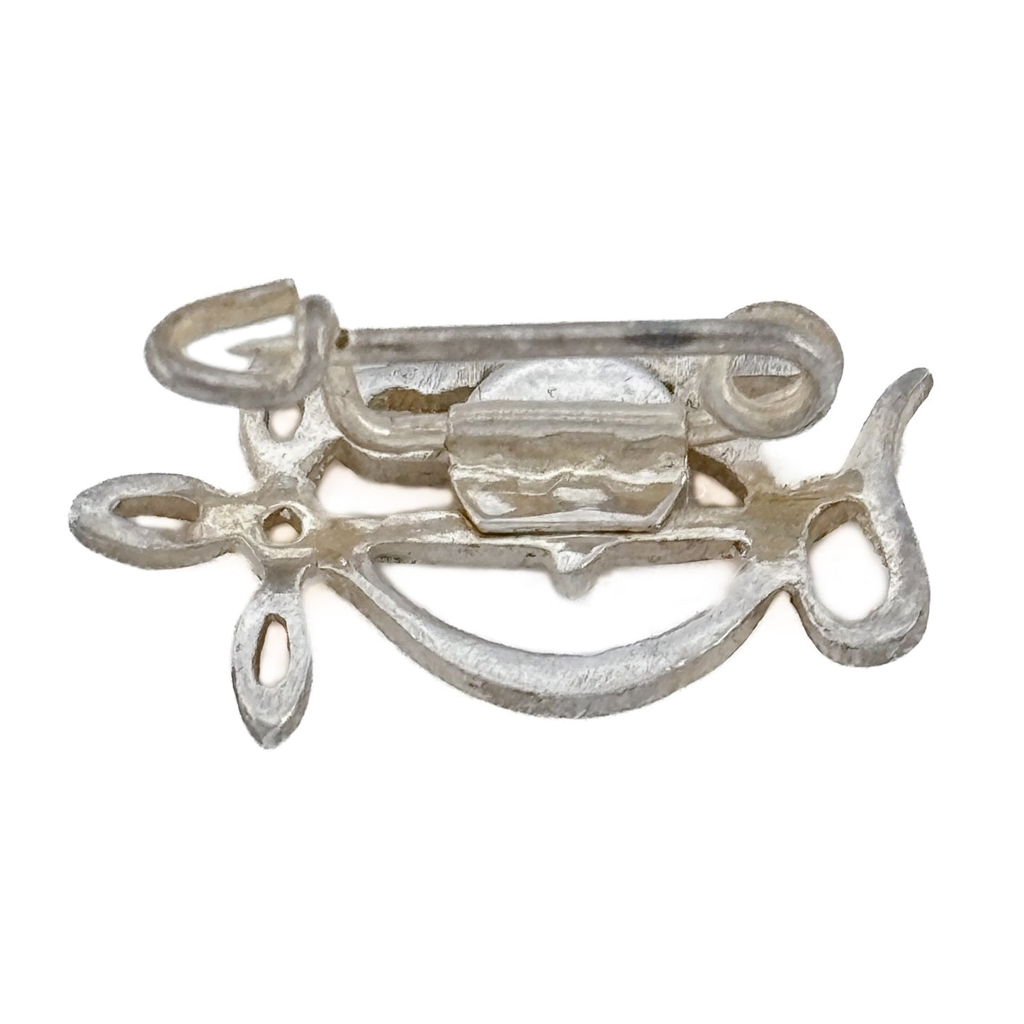 Vintage Sterling Silver 925 Monogram Letter R Brooch