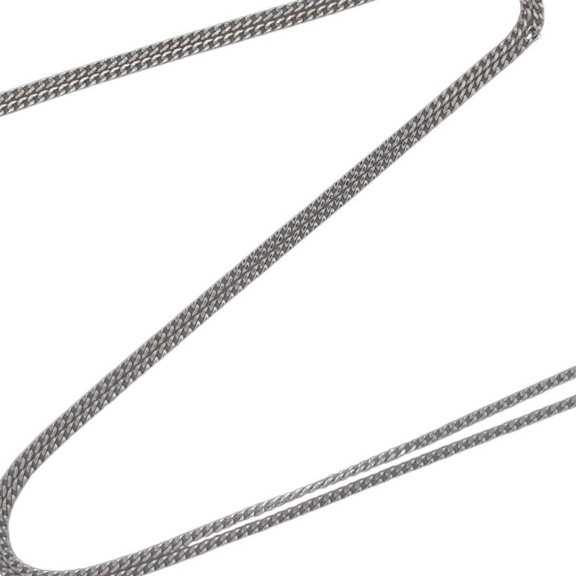 Vintage Sterling Silver 925 Curb Link Chain Necklace 16"-17.5"