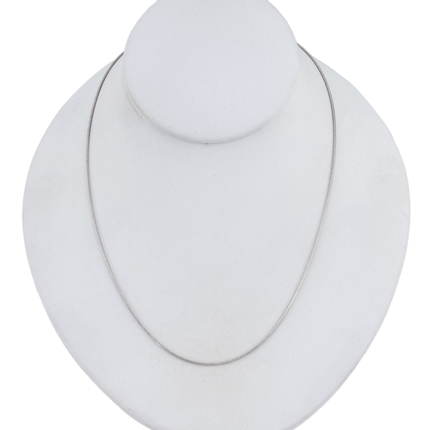 Vintage Sterling Silver 925 Snake Chain Necklace 16"-18"