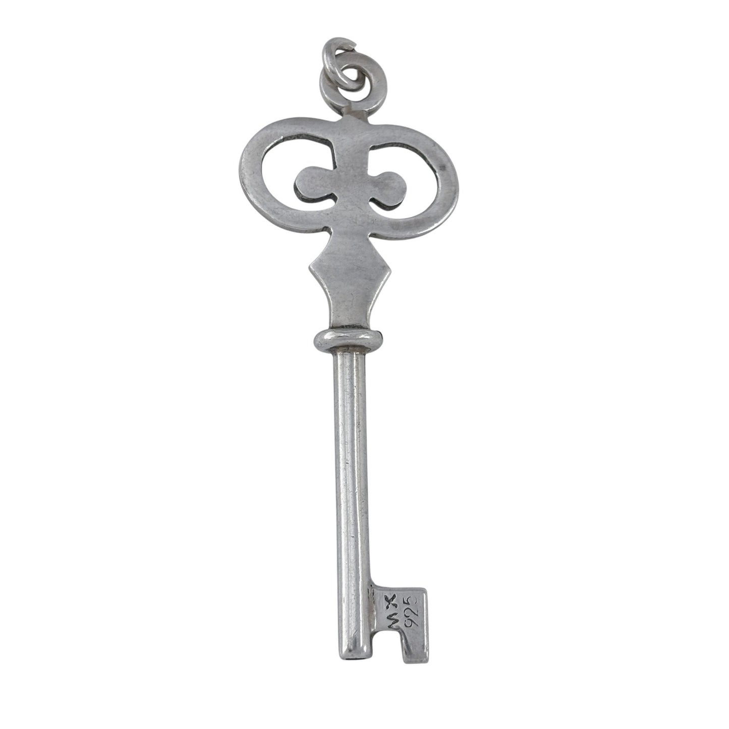 Vintage Sterling Silver 925 Key Pendant