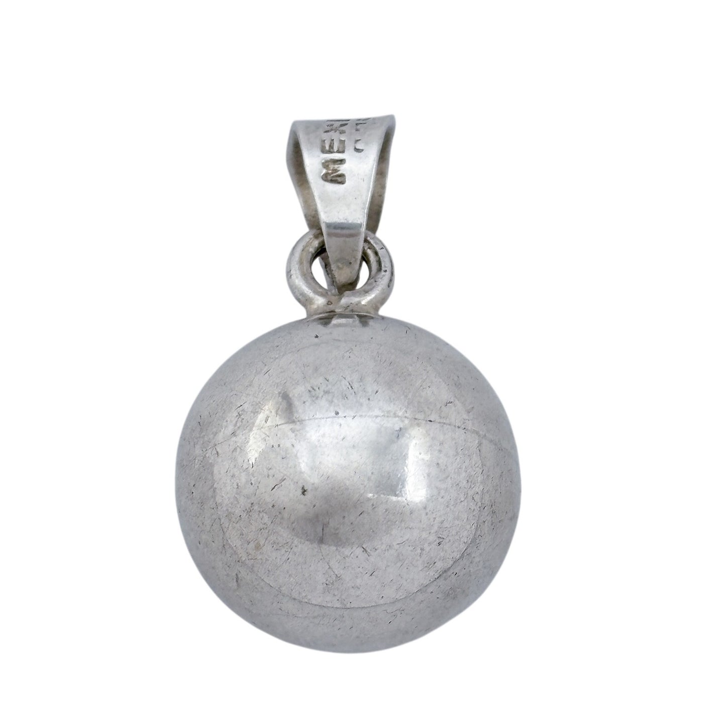 Vintage Sterling Silver 925 Jingle Ball Charm