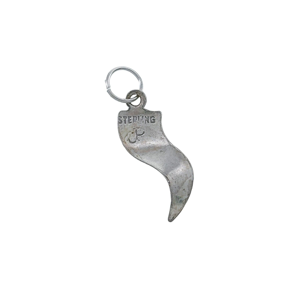 Vintage Sterling Silver 925 Alaska Pennant Banner Charm