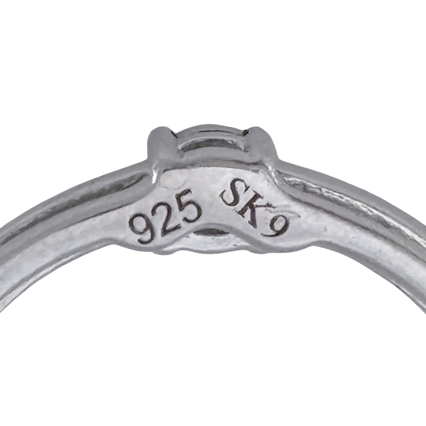 Vintage Sterling Silver 925 Diamond Circle Pendant