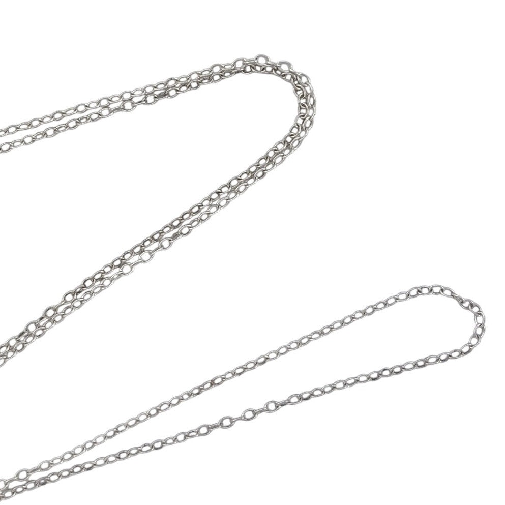 Vintage Italy Sterling Silver 925 Cable Link Chain Necklace 18"