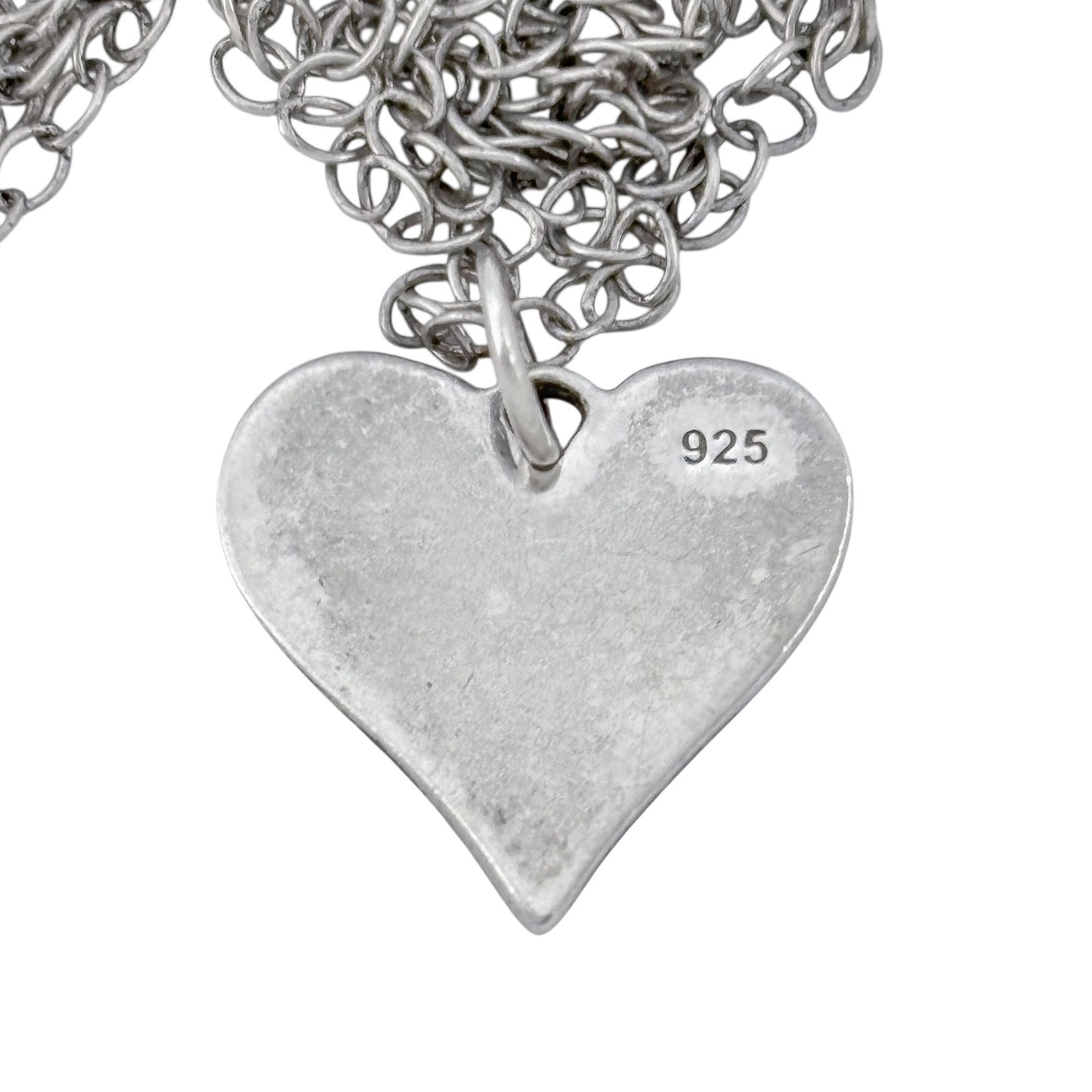 Vintage Sterling Silver 925 Cable Link Chain Necklace 17.5"-19.5"