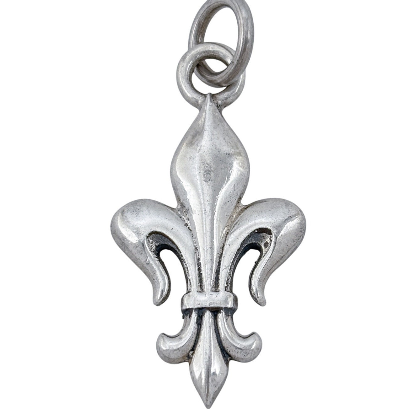 Vintage Sterling Silver 925 Fleur de Lis Pendant