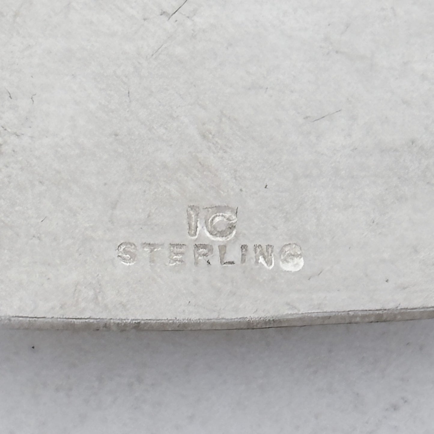 Vintage Sterling Silver 925 JHA Monogram Brooch