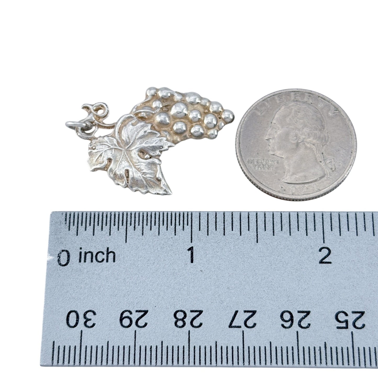 Vintage Sterling Silver 925 Grape Cluster Charm