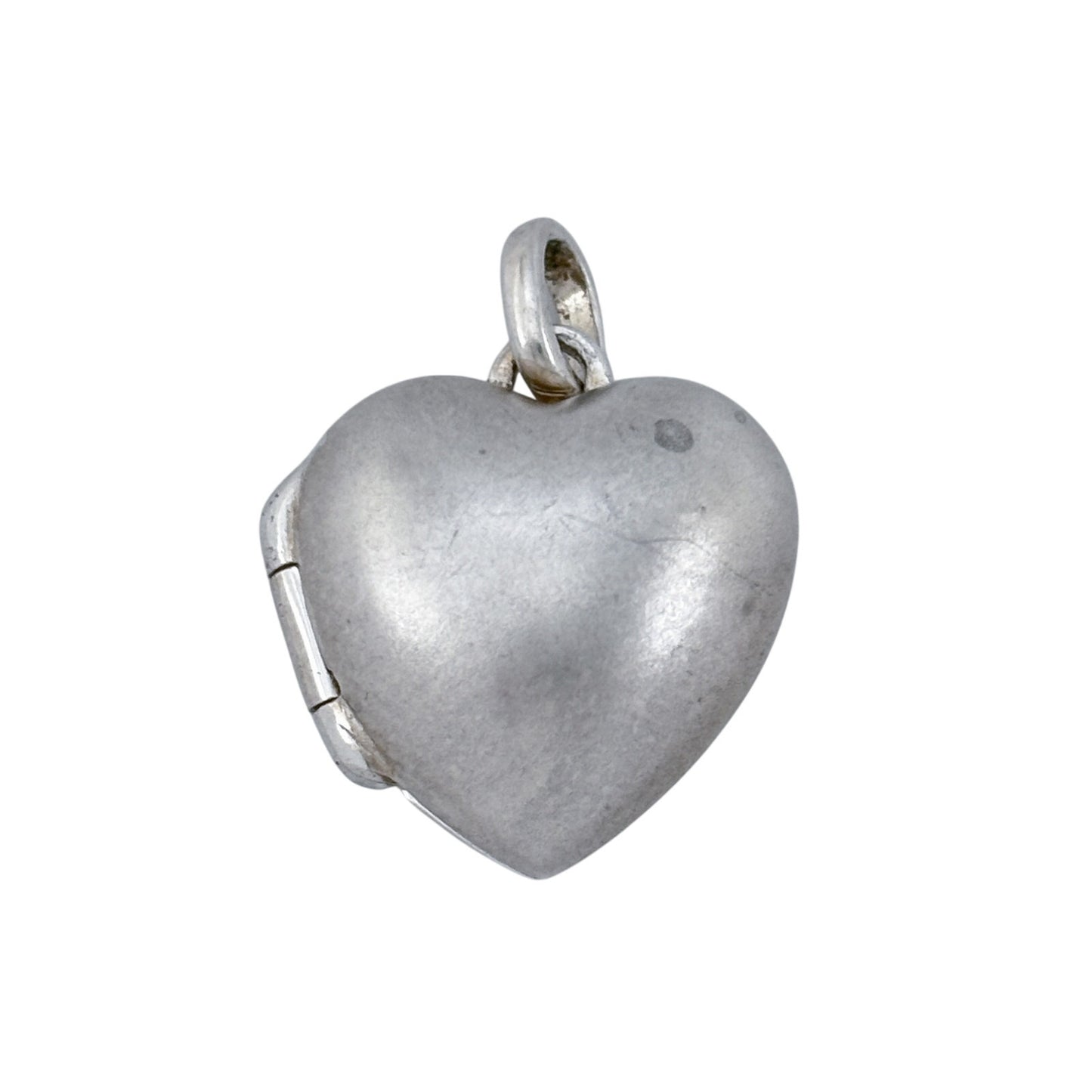Vintage Sterling Silver 925 Domed Heart Locket