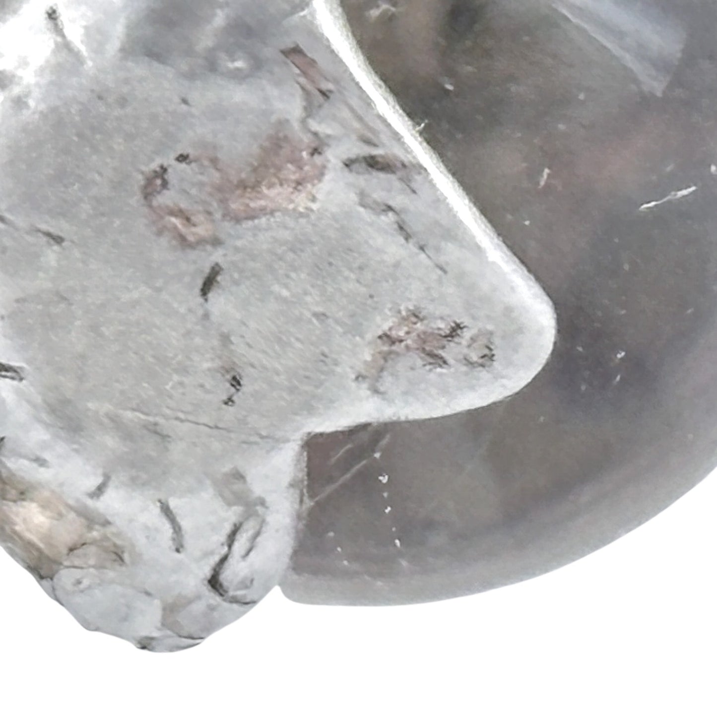 Vintage Sterling Silver 925 Turtle Quartz Marble Pendant