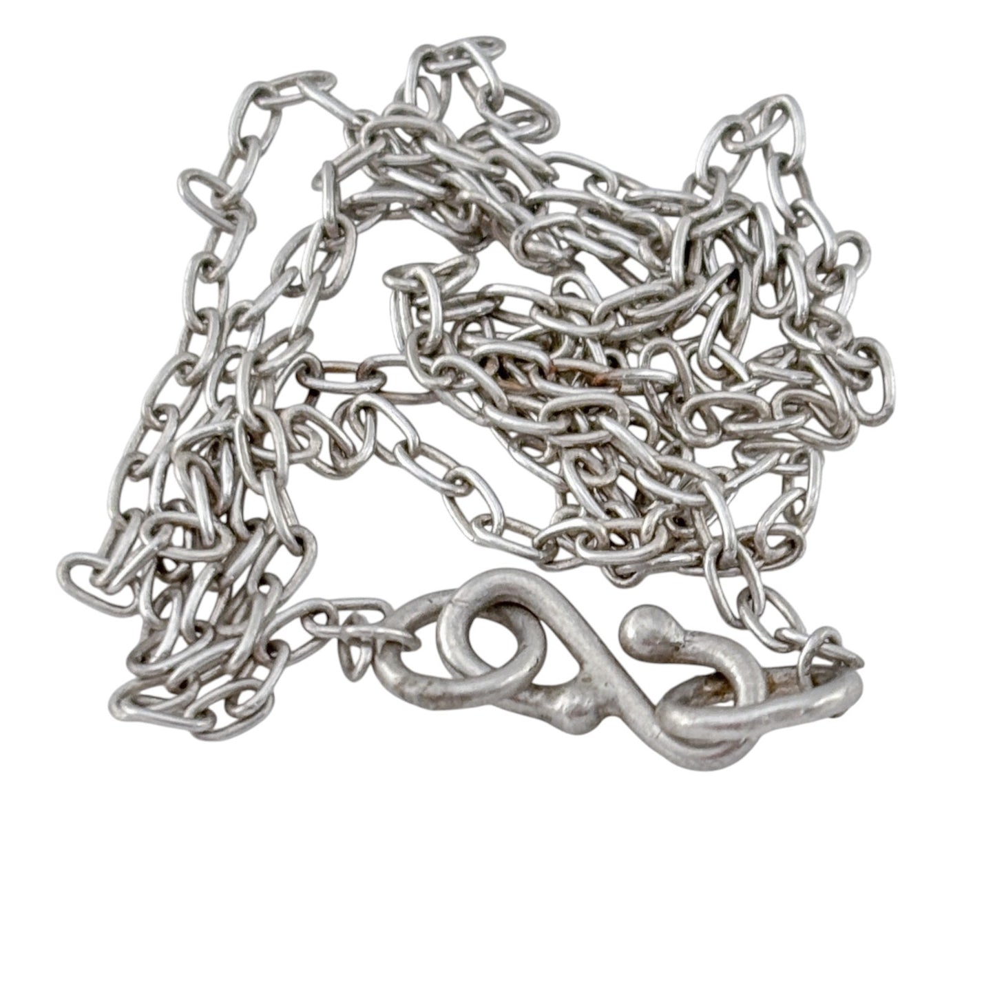 Vintage Sterling Silver 925 Cable Link Chain Necklace 15.5"