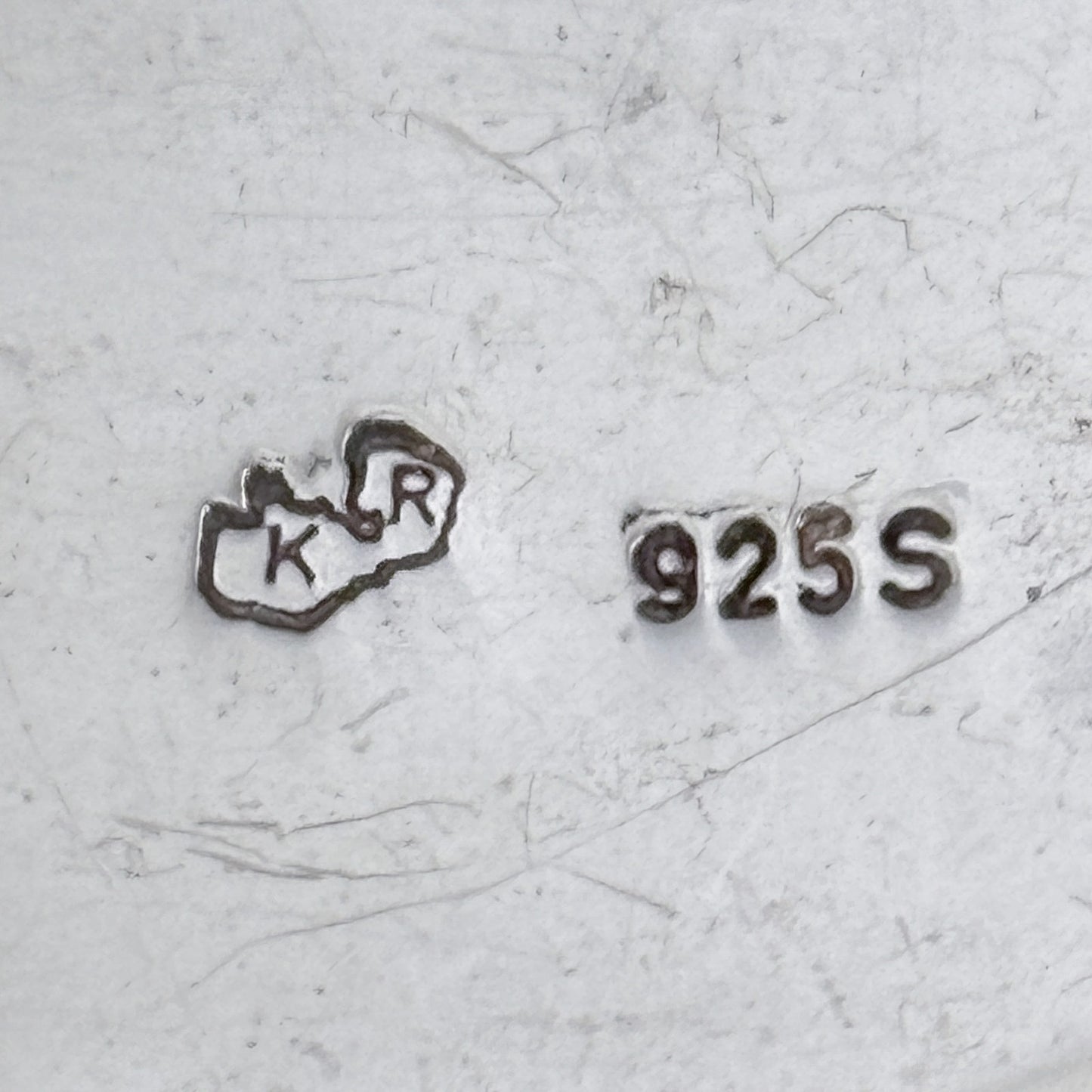 Vintage Sterling Silver 925 Petroglyph Brooch