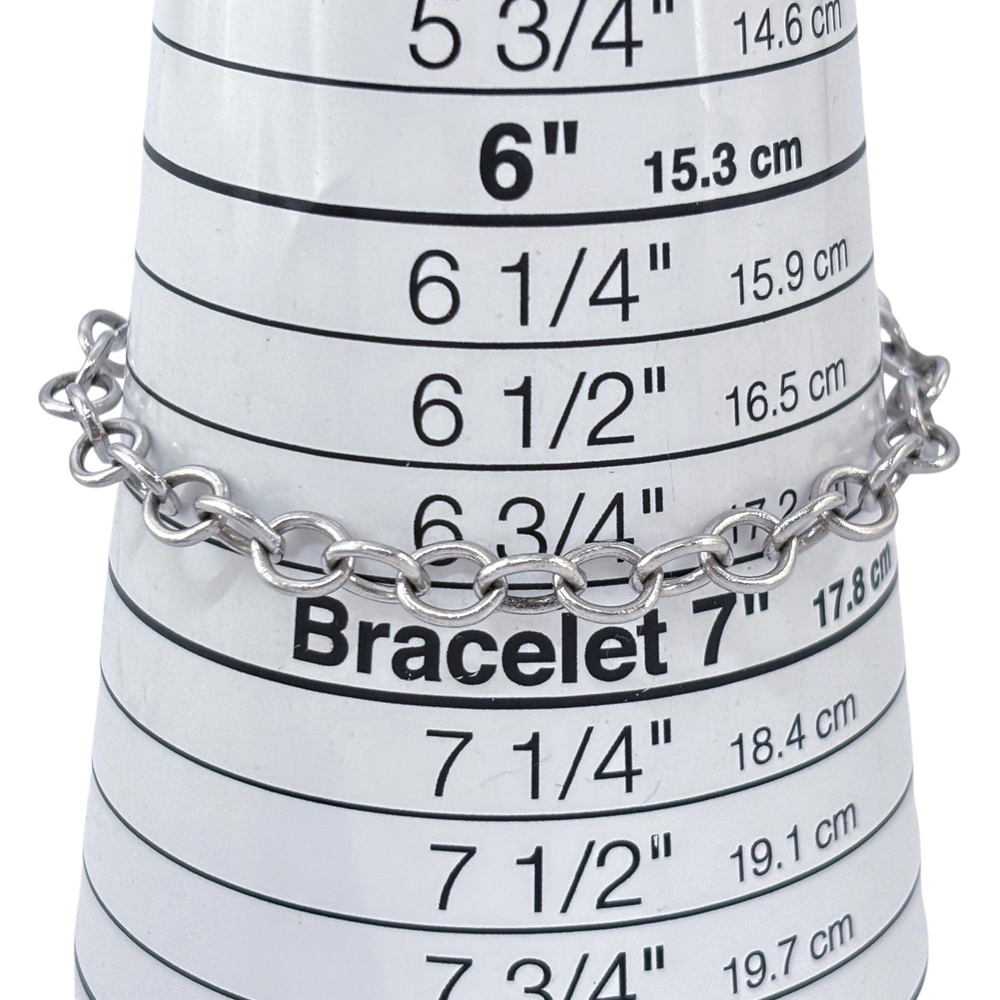 Vintage Sterling Silver 925 Charm Bracelet 7"