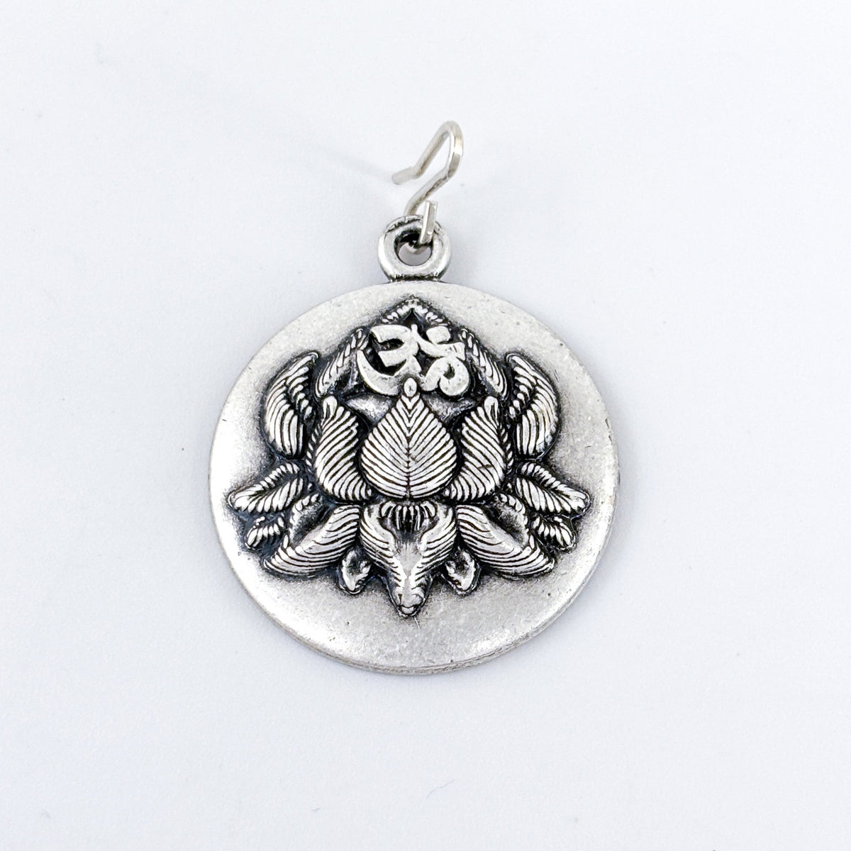 Alex and Ani Silver-Tone Peace Petals 2016  Lotus Pendant