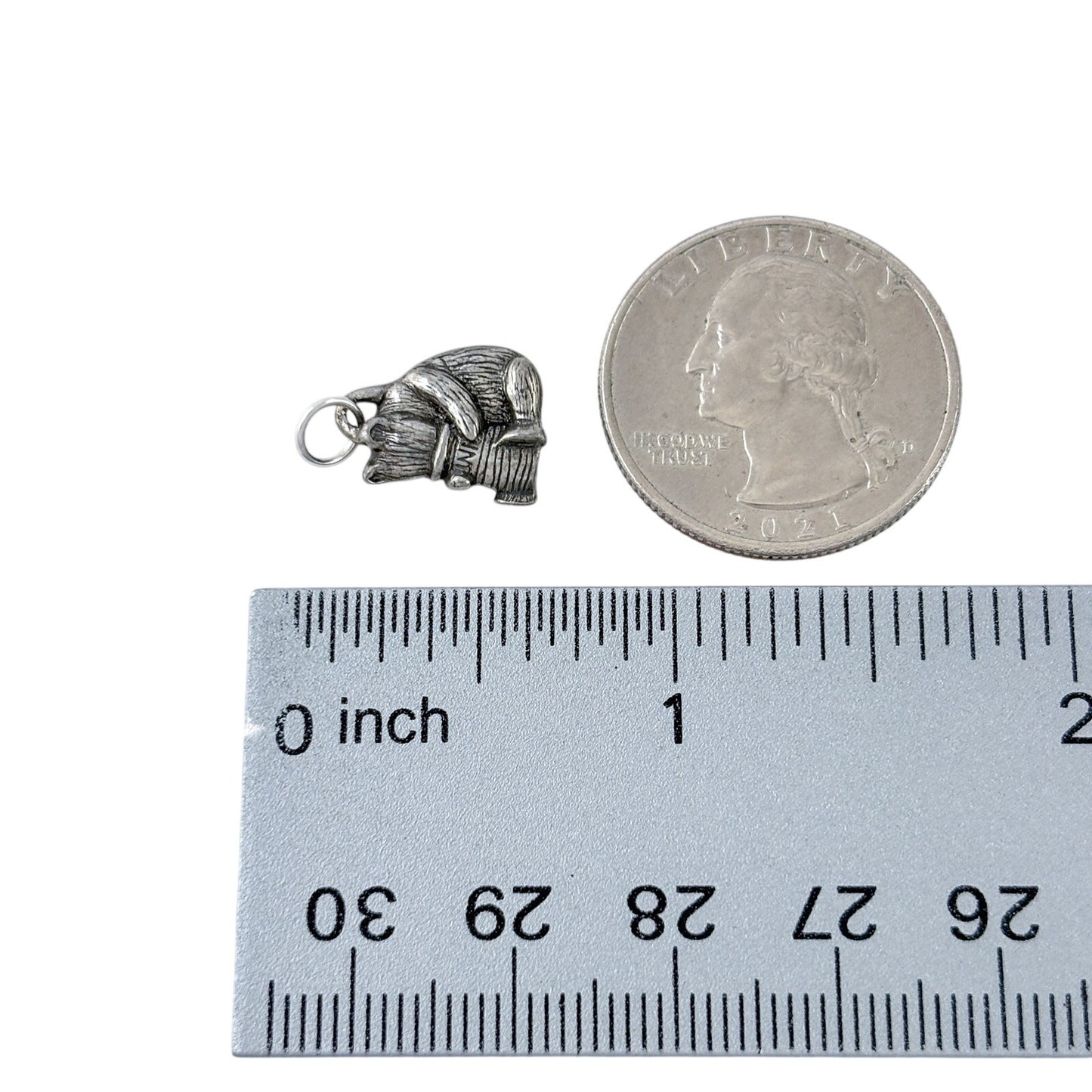 Vintage Disney Pewter Winnie the Pooh Charm