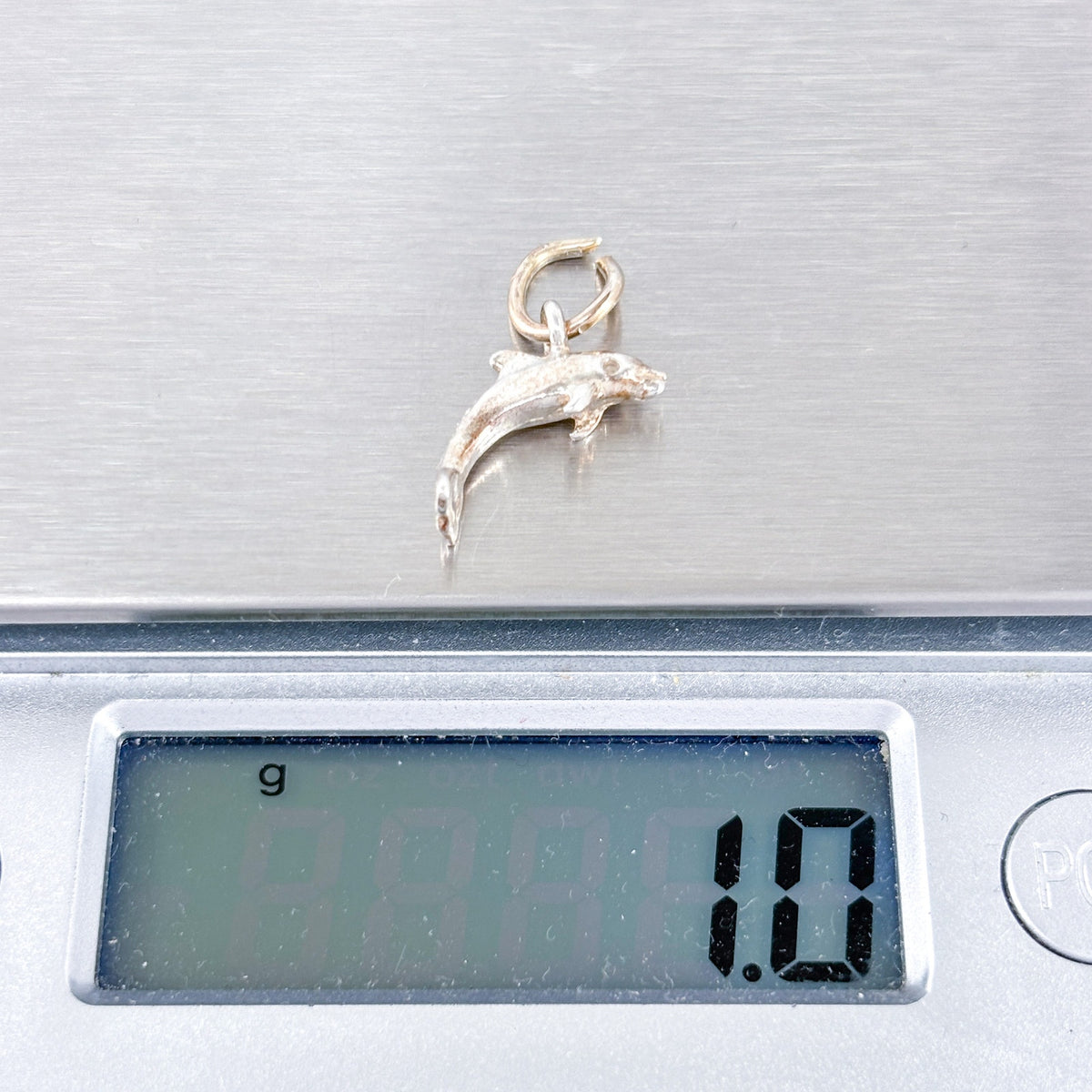 Estate Sterling Silver 925 Dolphin Charm
