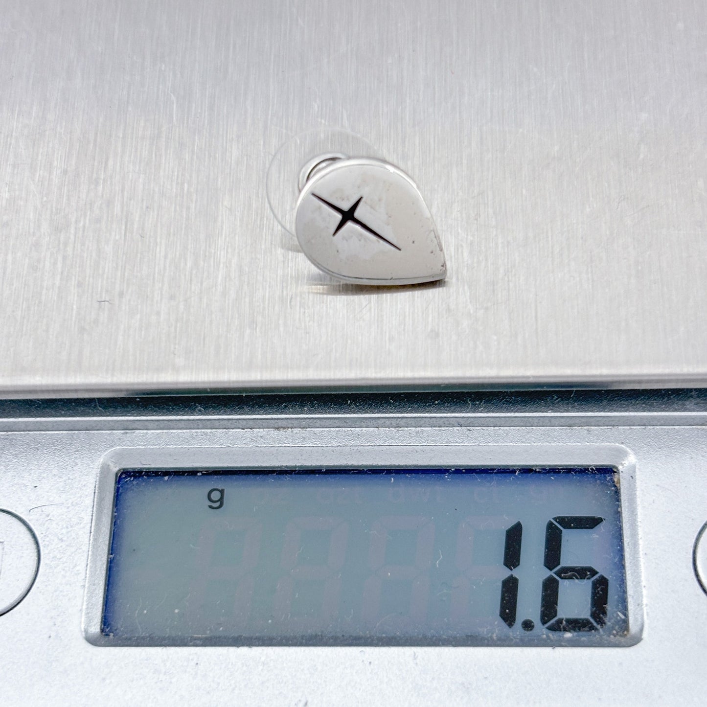 Vintage Sterling Silver 925 Cross Tie Tack