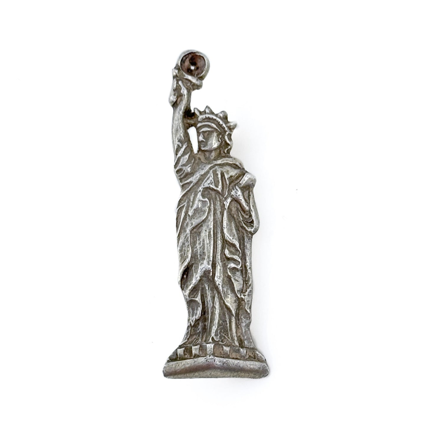 Vintage Sterling Silver 925 Statue of Liberty Brooch