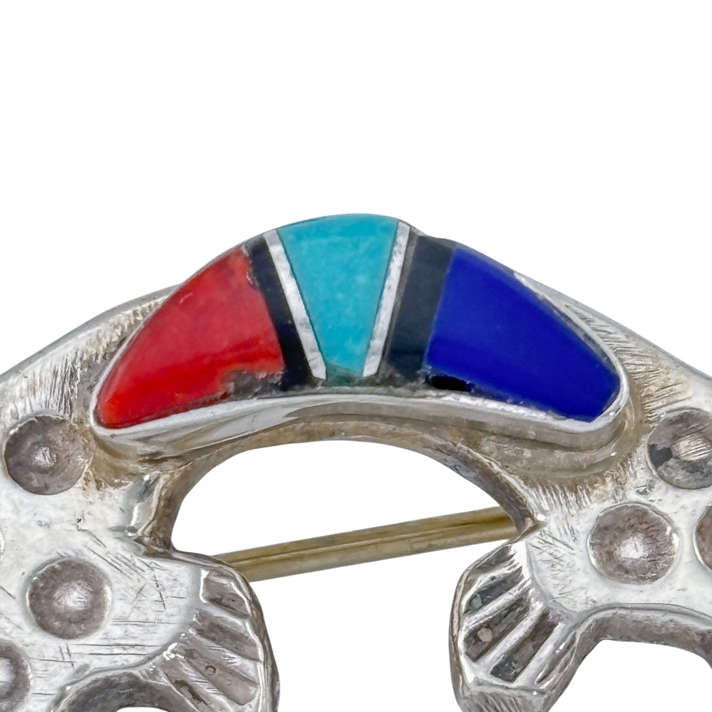 Vintage Sterling Silver 925 Southwest Native American Lizard Gecko Brooch