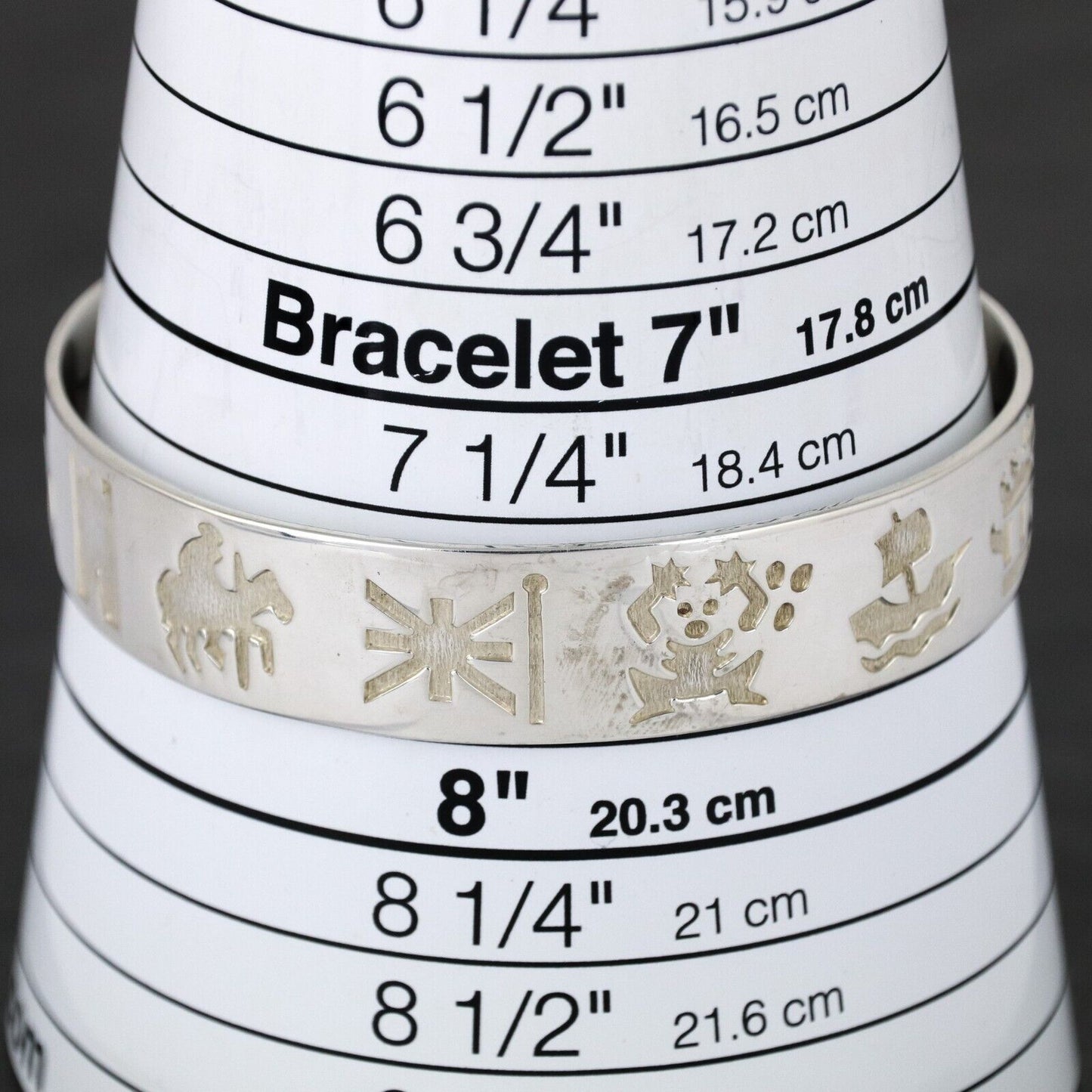 Michael Hilliar | History of Ireland Cuff | Sterling Silver 925 Bracelet | 7.5"
