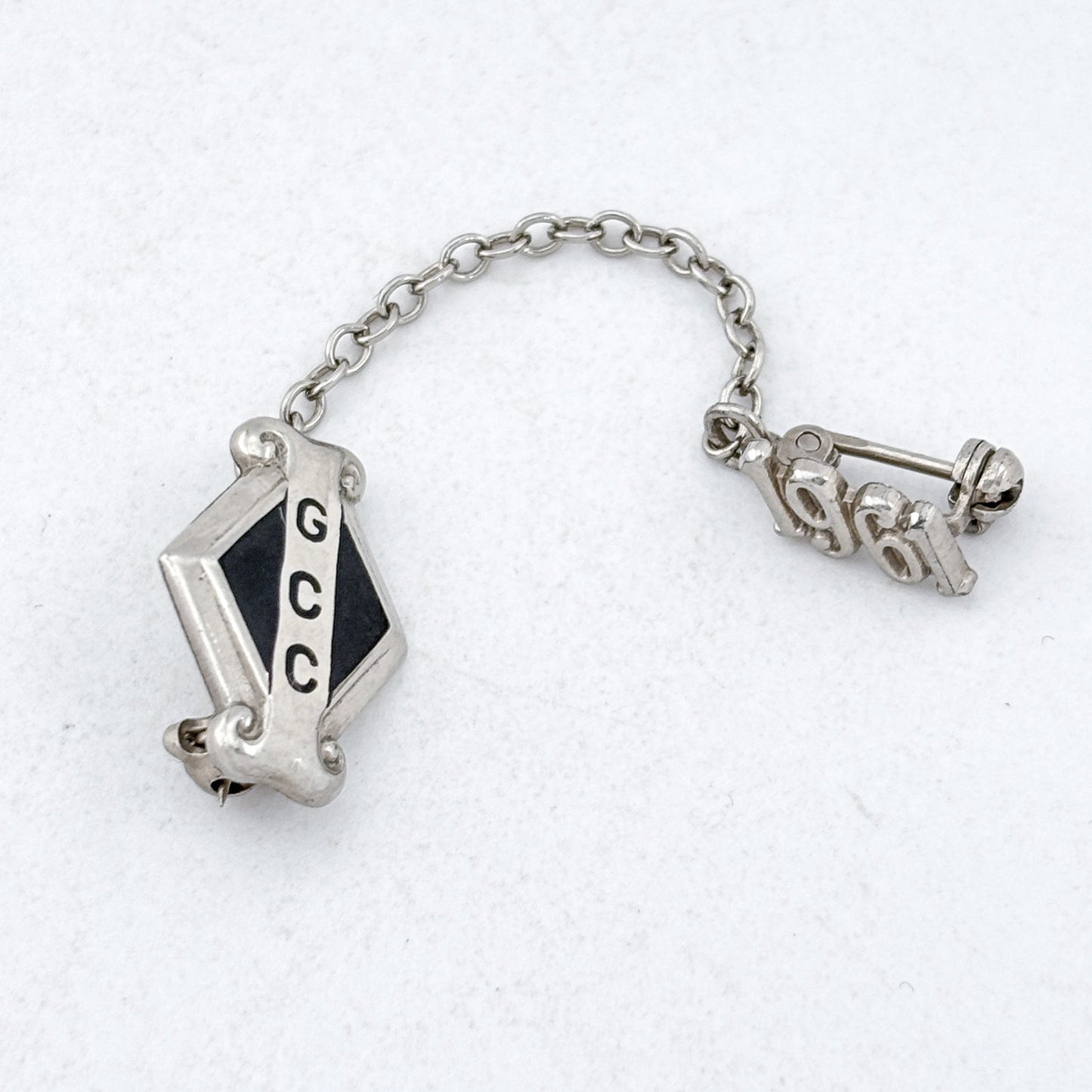 Vintage Sterling Silver 925 GCC 1961 Brooch