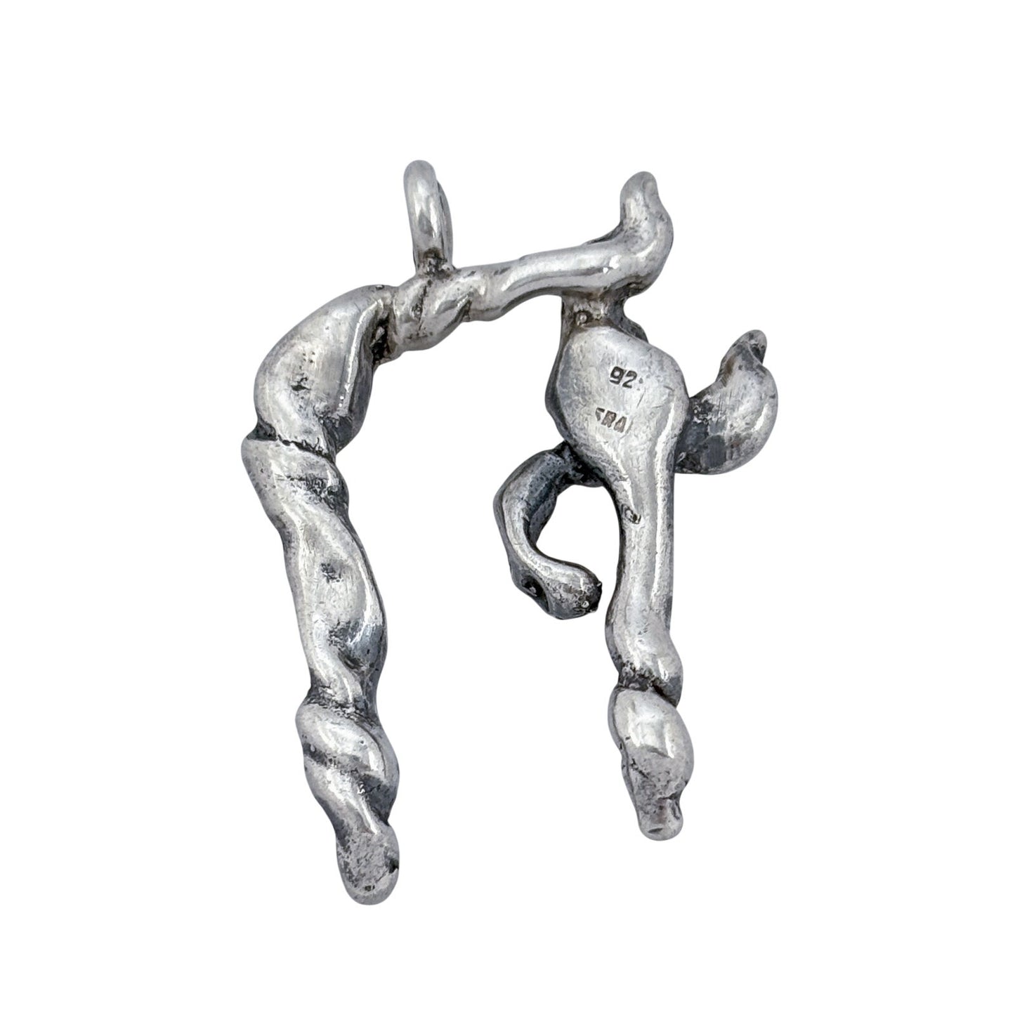 Vintage Sterling Silver 925 Judaica Heth Pendant