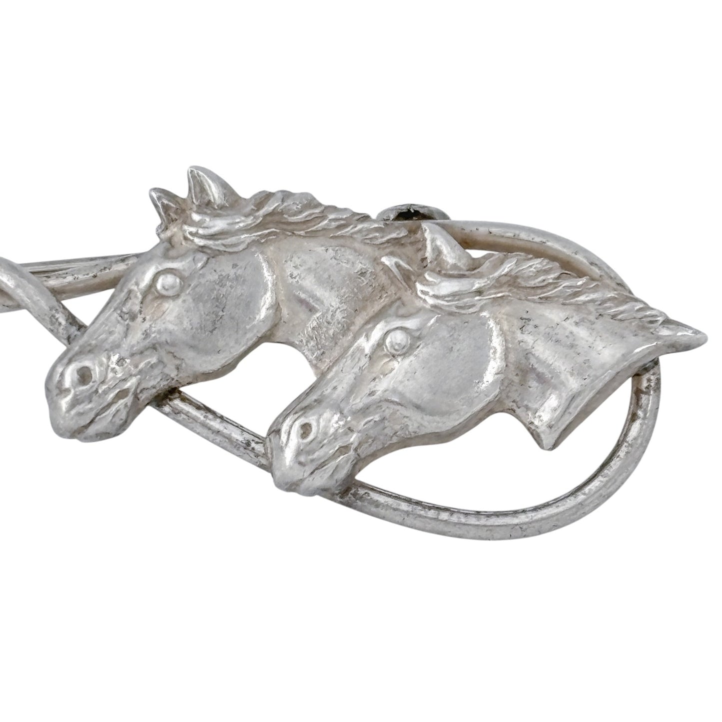 Vintage Sterling Silver 925 Horse Brooch Pin